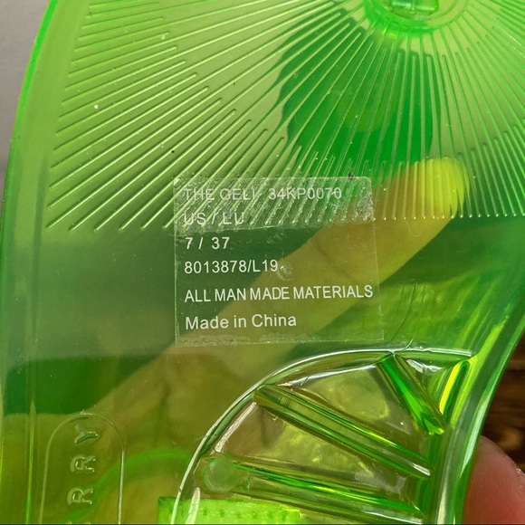 Katy Perry The Geli Avocado Thong Sandals Size 37 - Picture 4 of 5